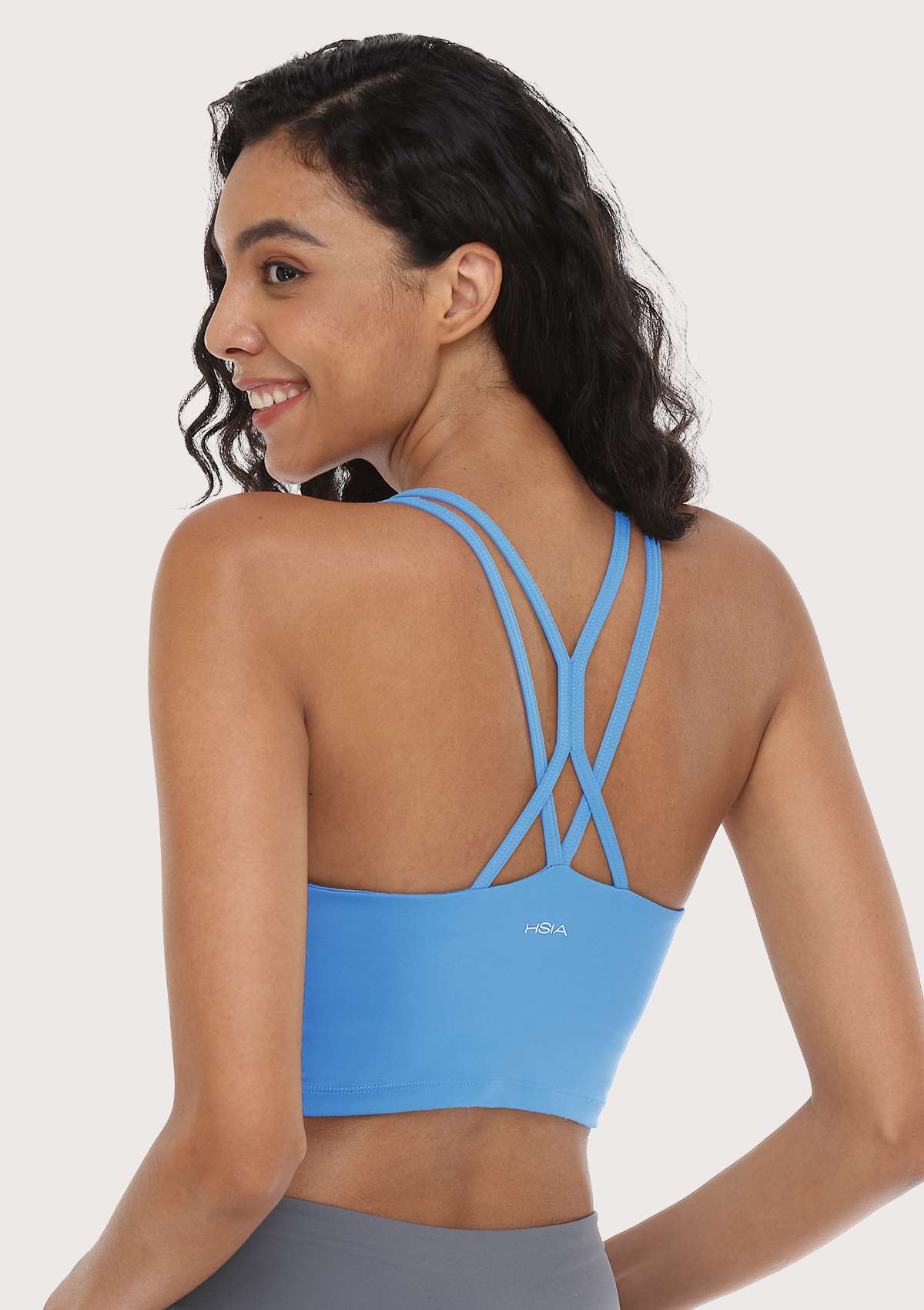 LEAPX Wireless Low-Impact Crisscross Padded Sports Bra