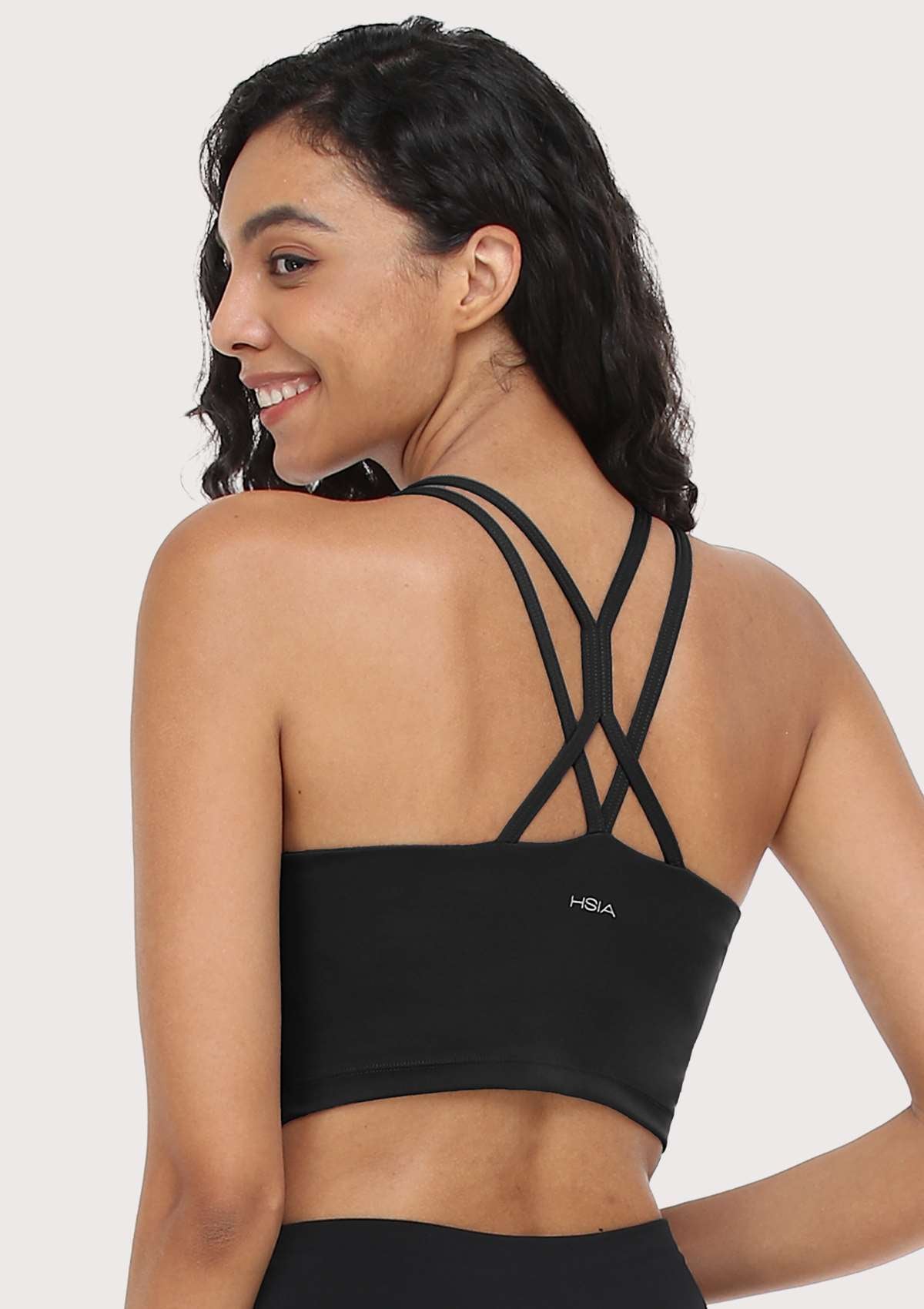 LEAPX Wireless Low-Impact Crisscross Padded Sports Bra