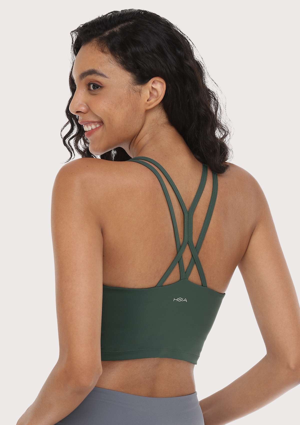 LEAPX Wireless Low-Impact Crisscross Padded Sports Bra