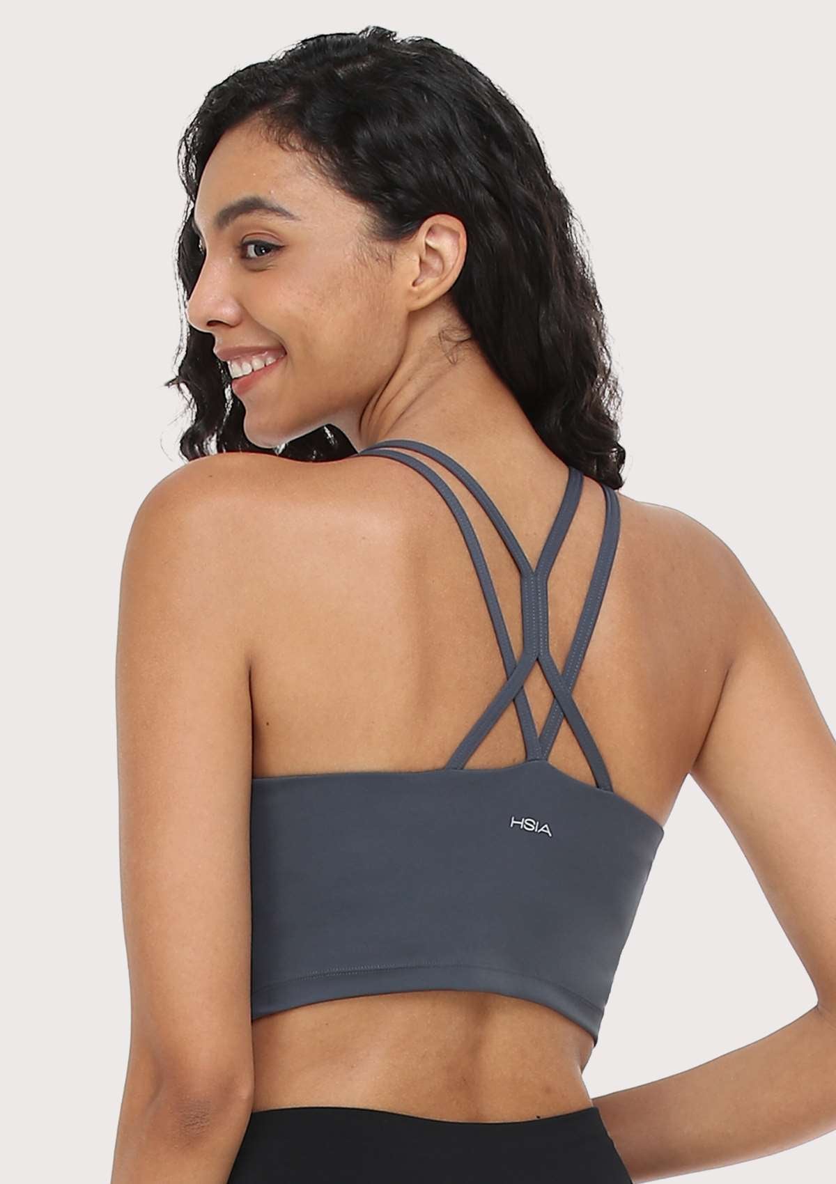 LEAPX Wireless Low-Impact Crisscross Padded Sports Bra