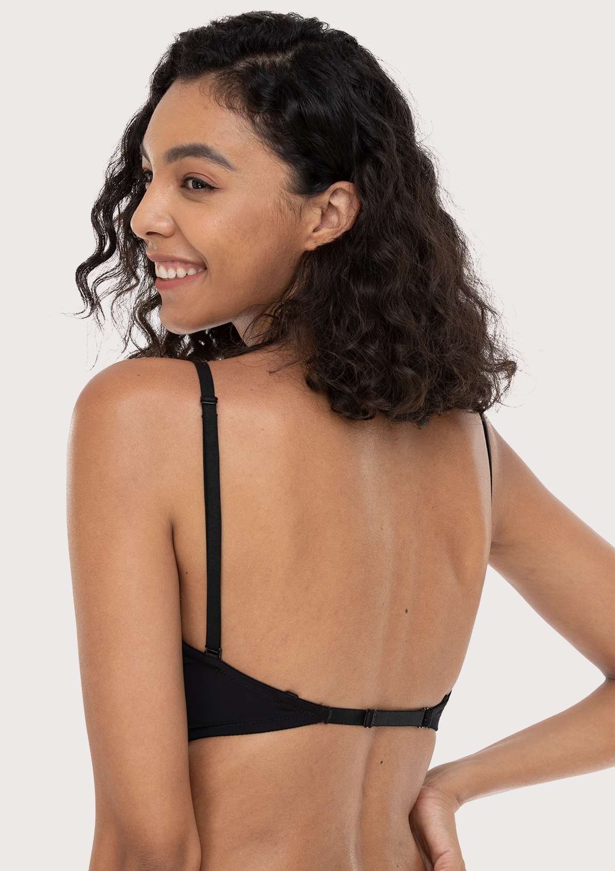 HSIA Deep V Plunge Low Back Wire Bra