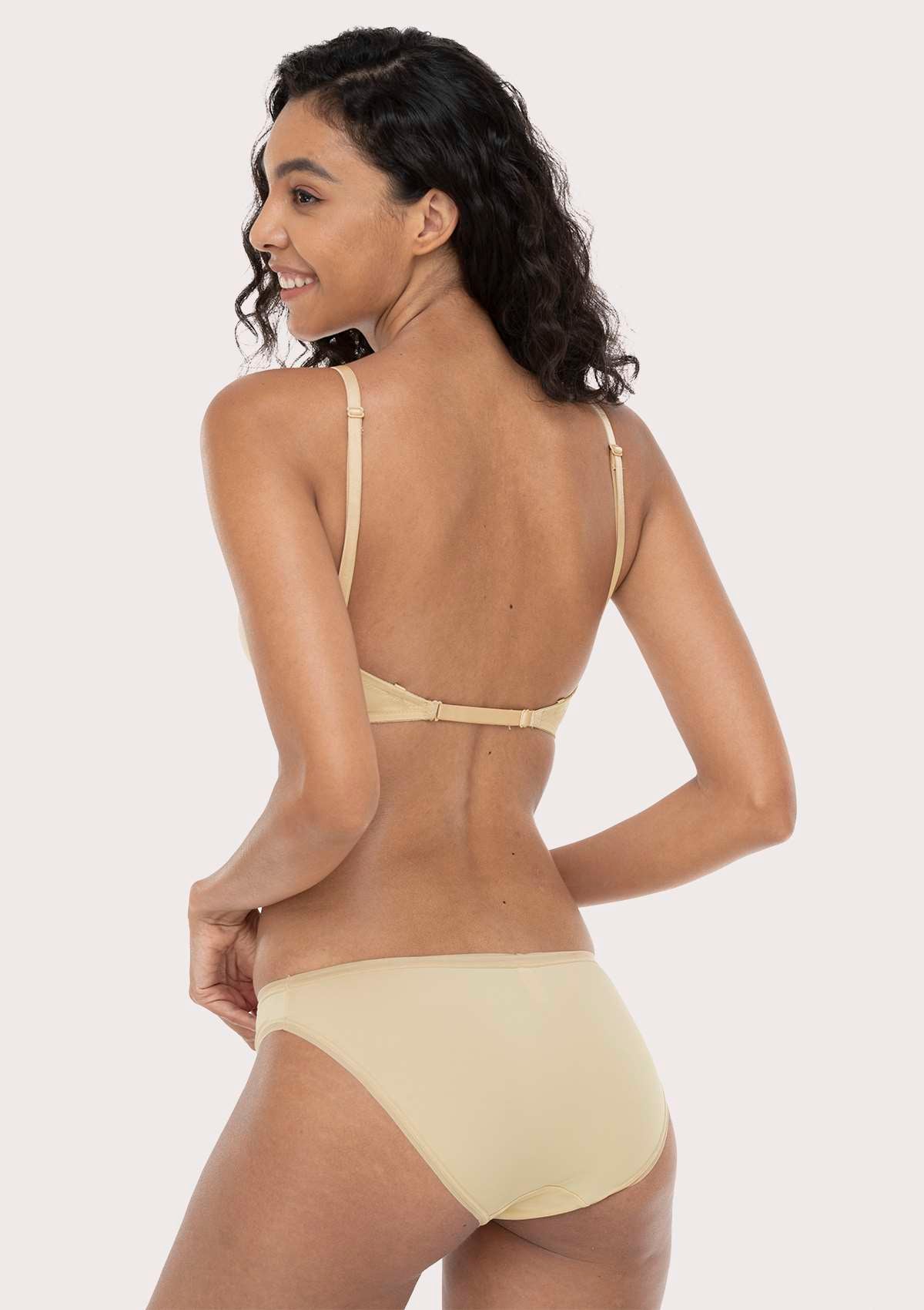 HSIA Deep V Plunge Low Back Wire Bra