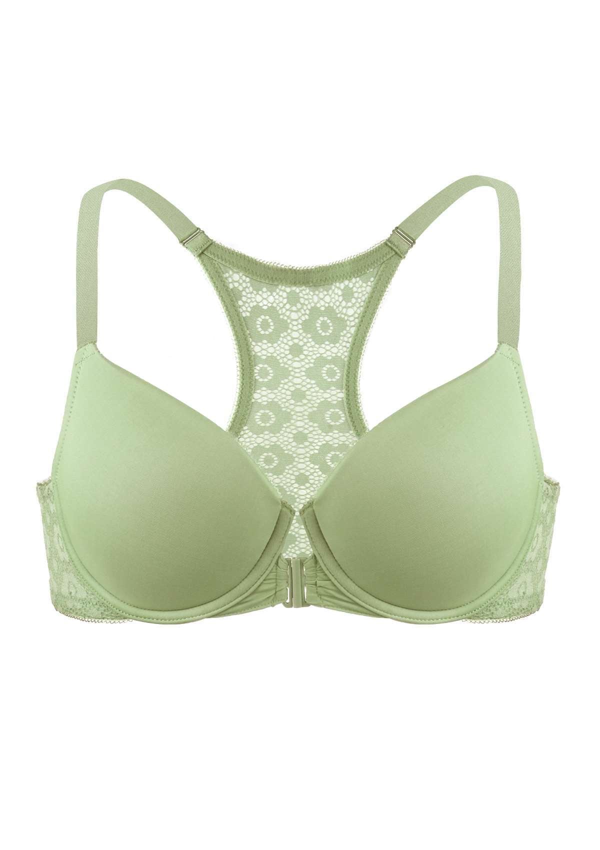 Serena Front-Close Lace-Back Underwire Bra