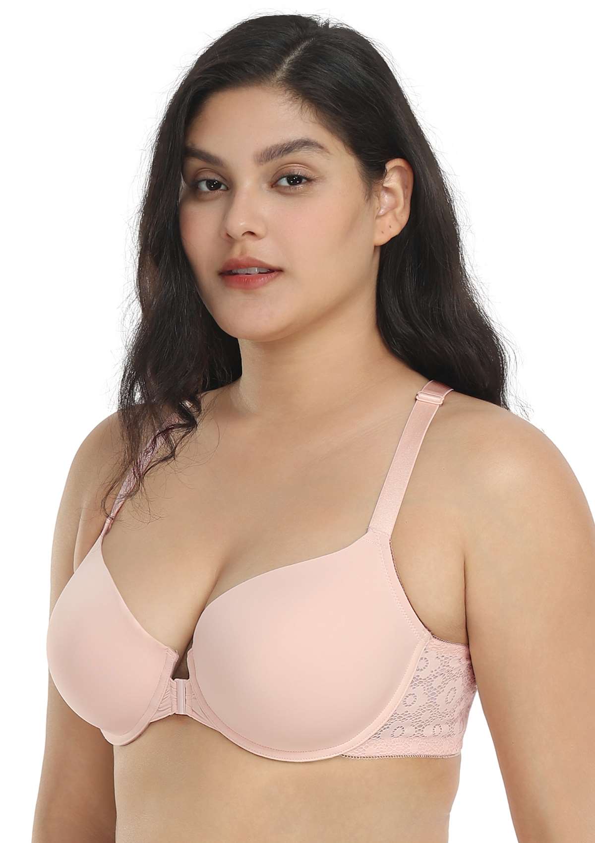 Serena Front-Close Lace-Back Underwire Bra