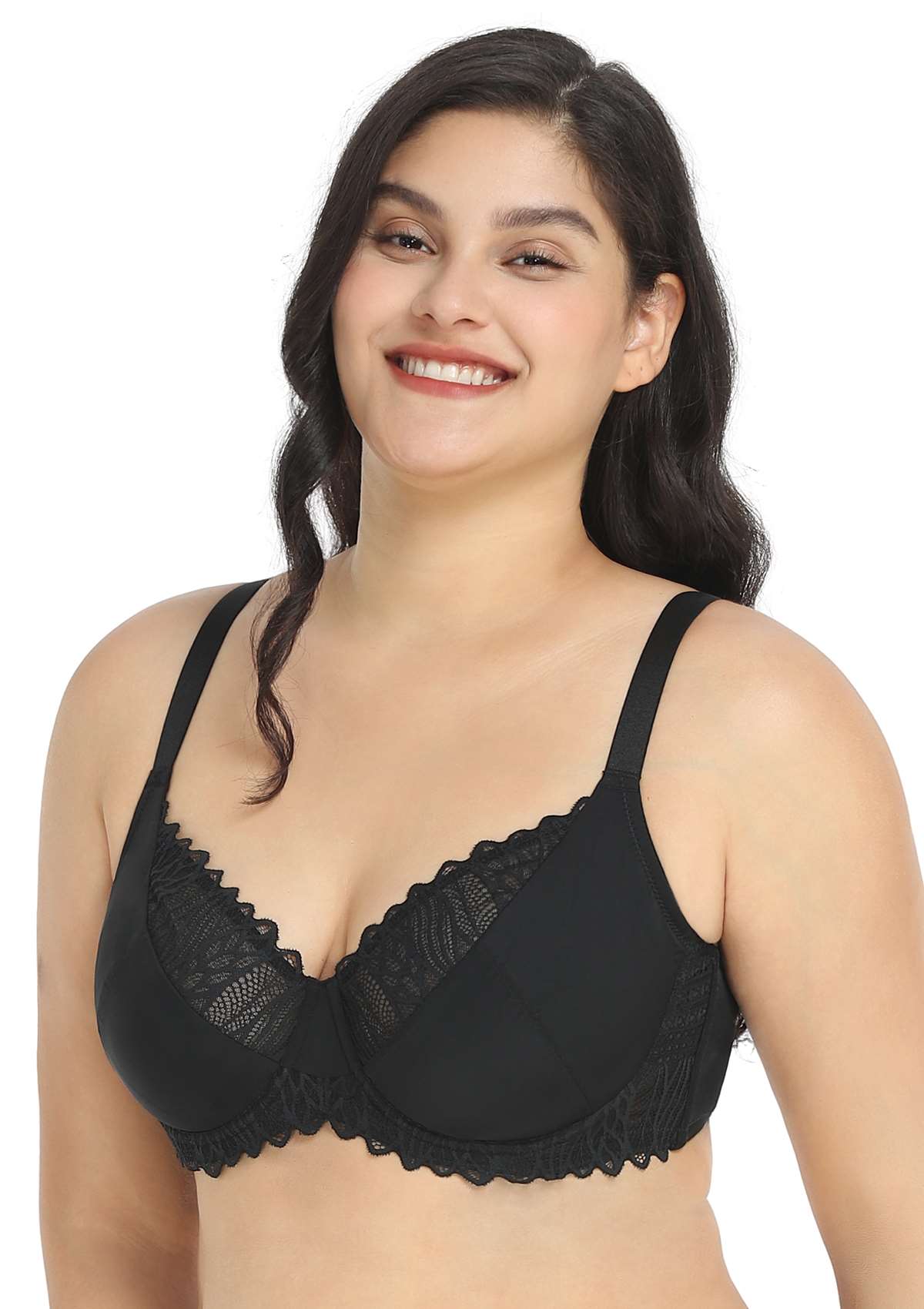 Pretty Secrets Lace Trim Underwire Bra