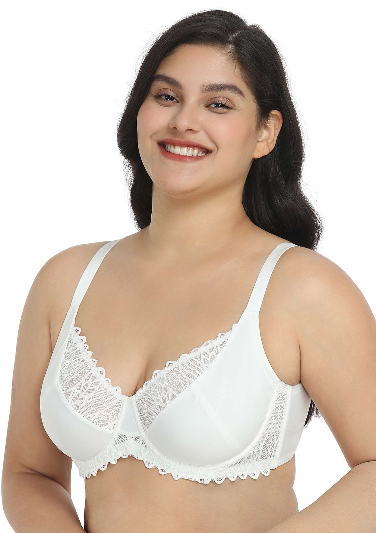 Pretty Secrets Lace Trim Underwire Bra