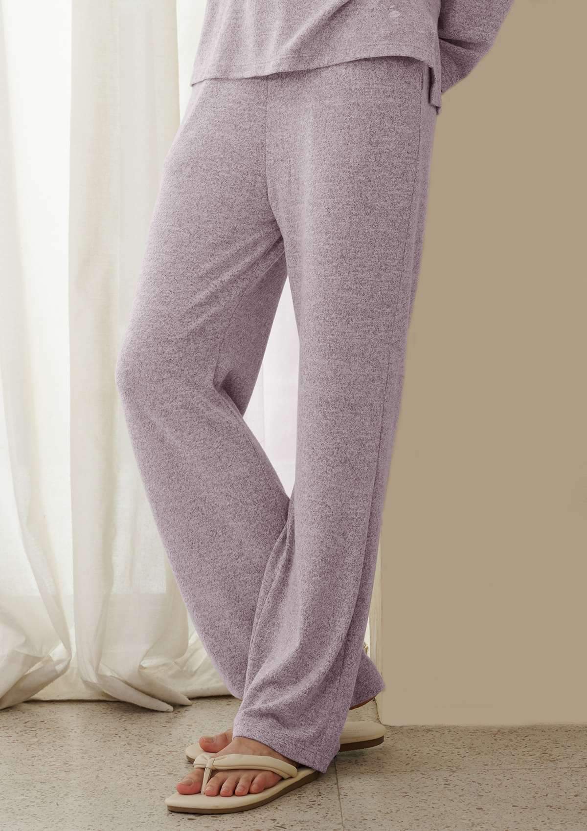 HSIA Knit Long Sleeve Pajama Set