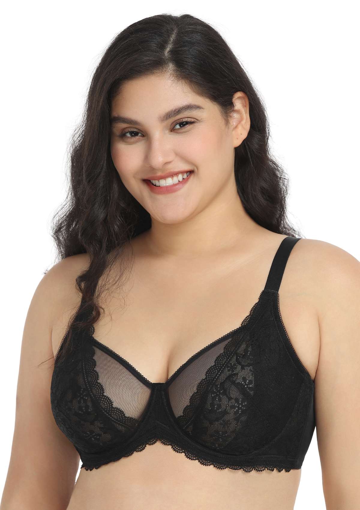 Anemone Unlined Dolphin Lace Underwire Bra