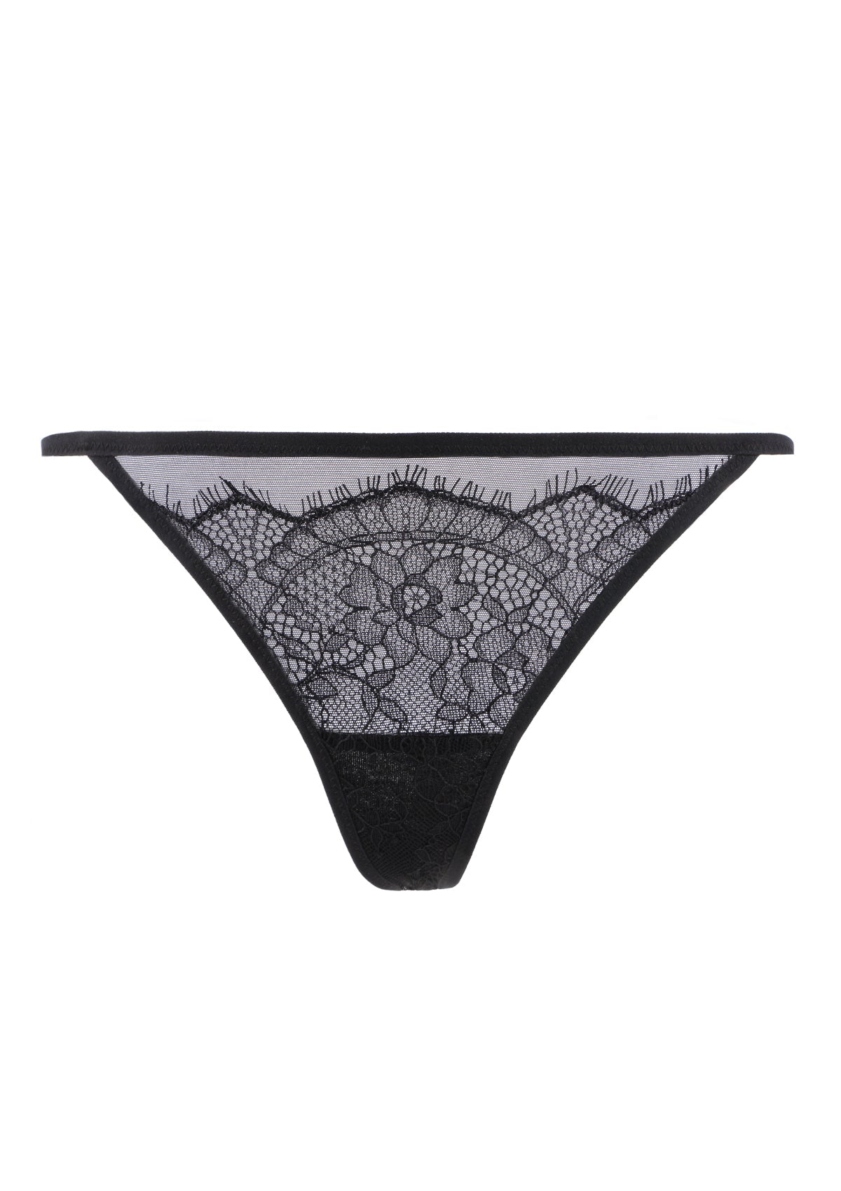 HSIA Mesh Eyelash Lace String Thongs 3 Pack