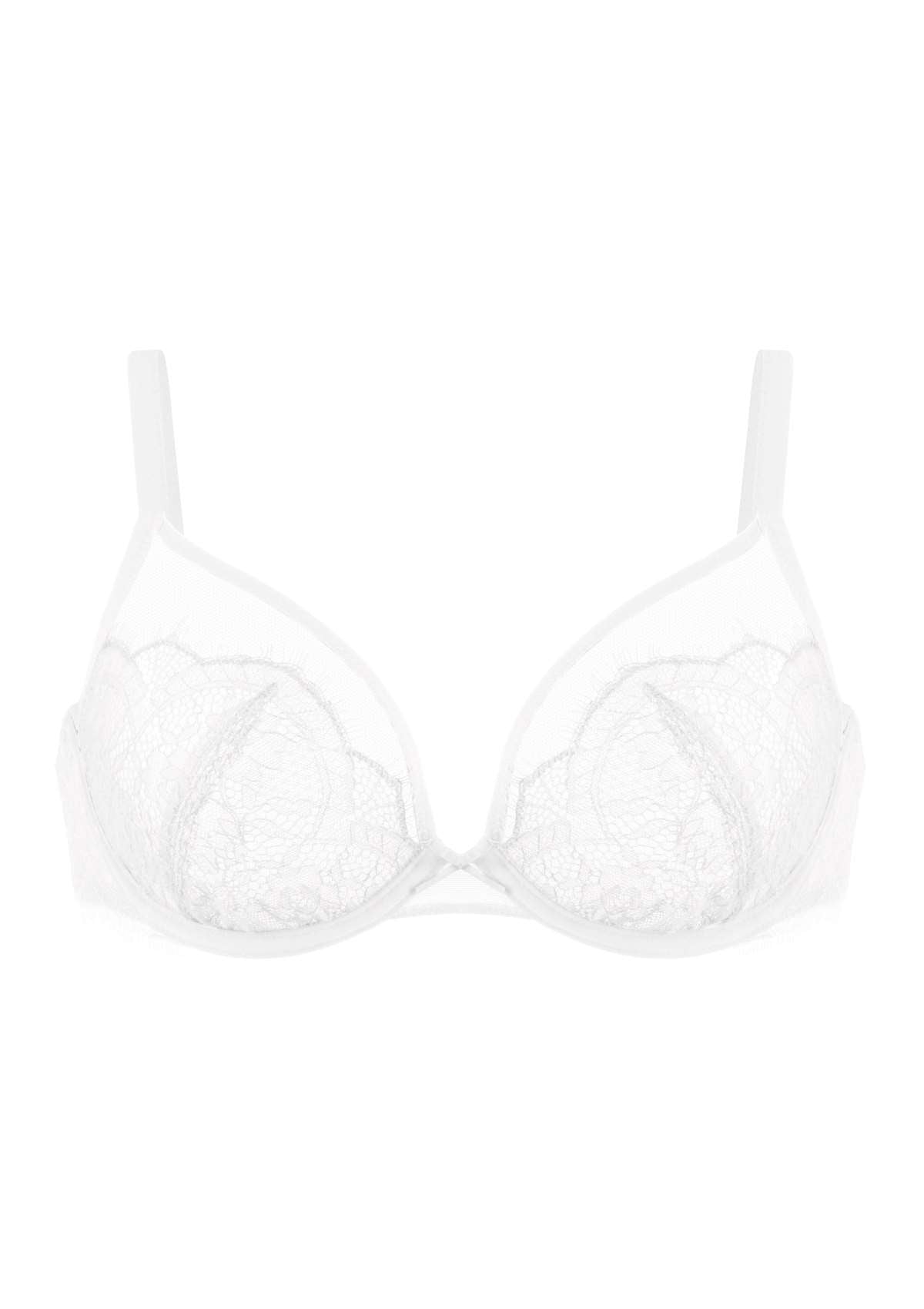 HSIA Mesh Eyelash Trim Unlined Bra