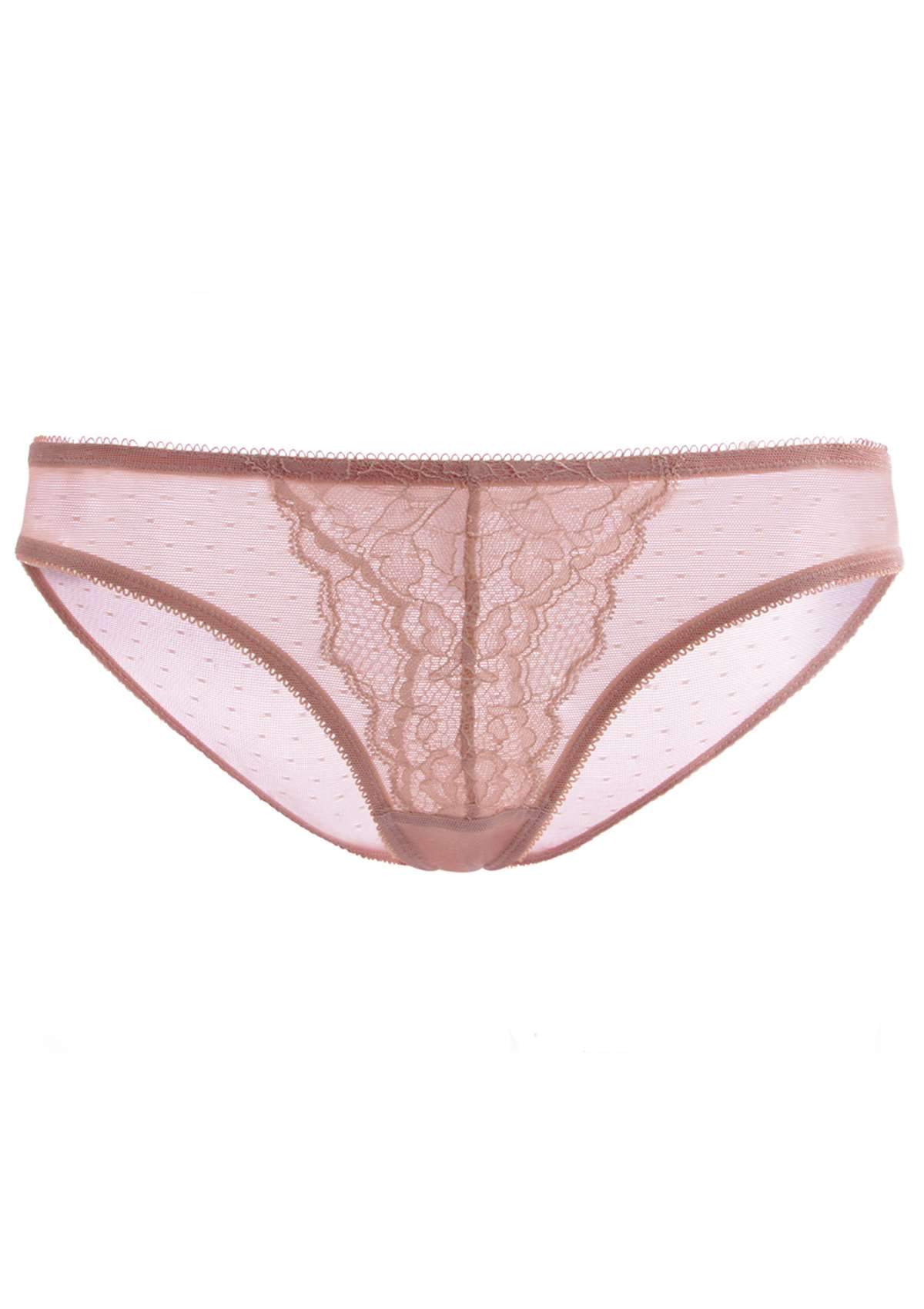 Enchante Lace Mid Rise Bikini Underwear