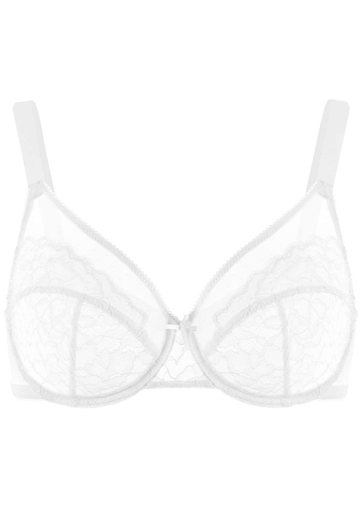 Enchante White Lace Underwire Bra