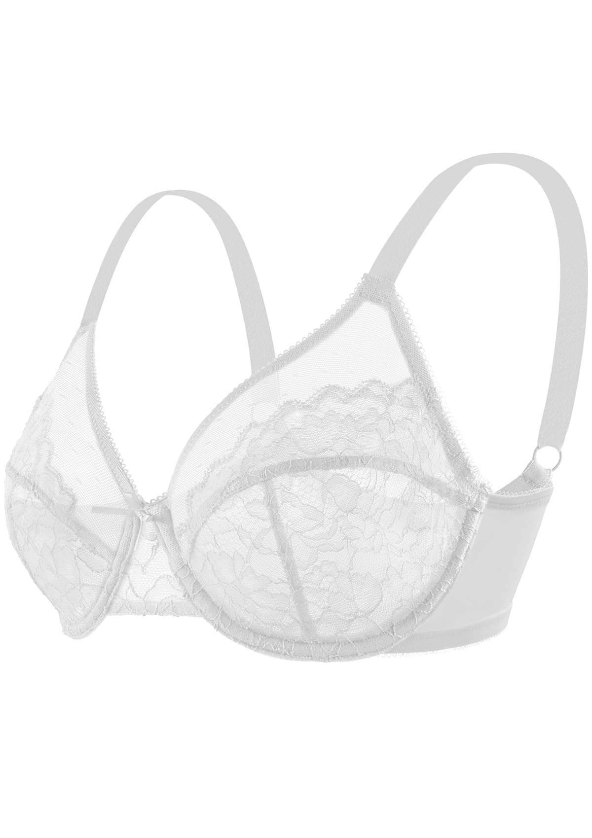 Enchante White Lace Underwire Bra