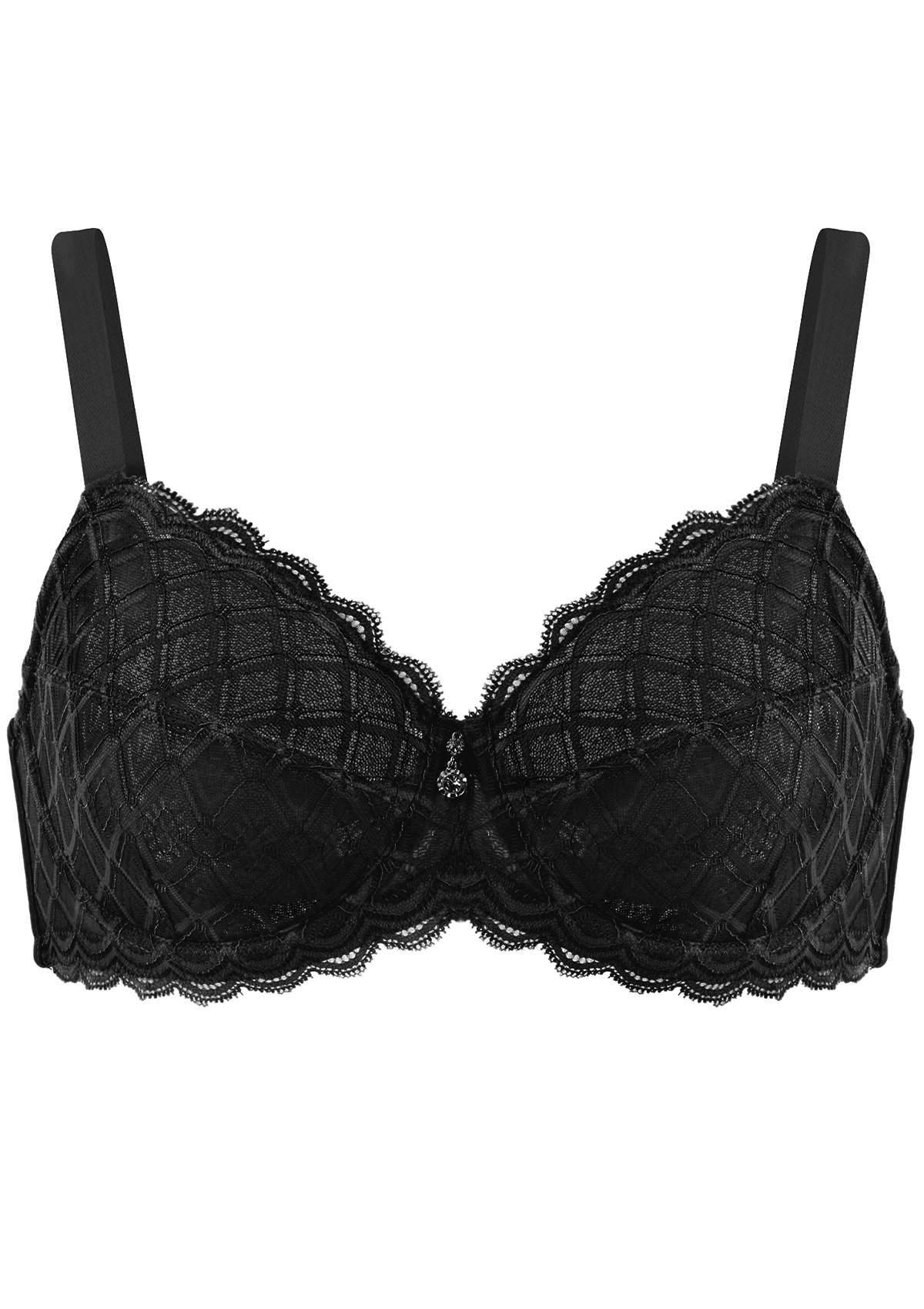 HSIA Plaid Lace Underwire Bra