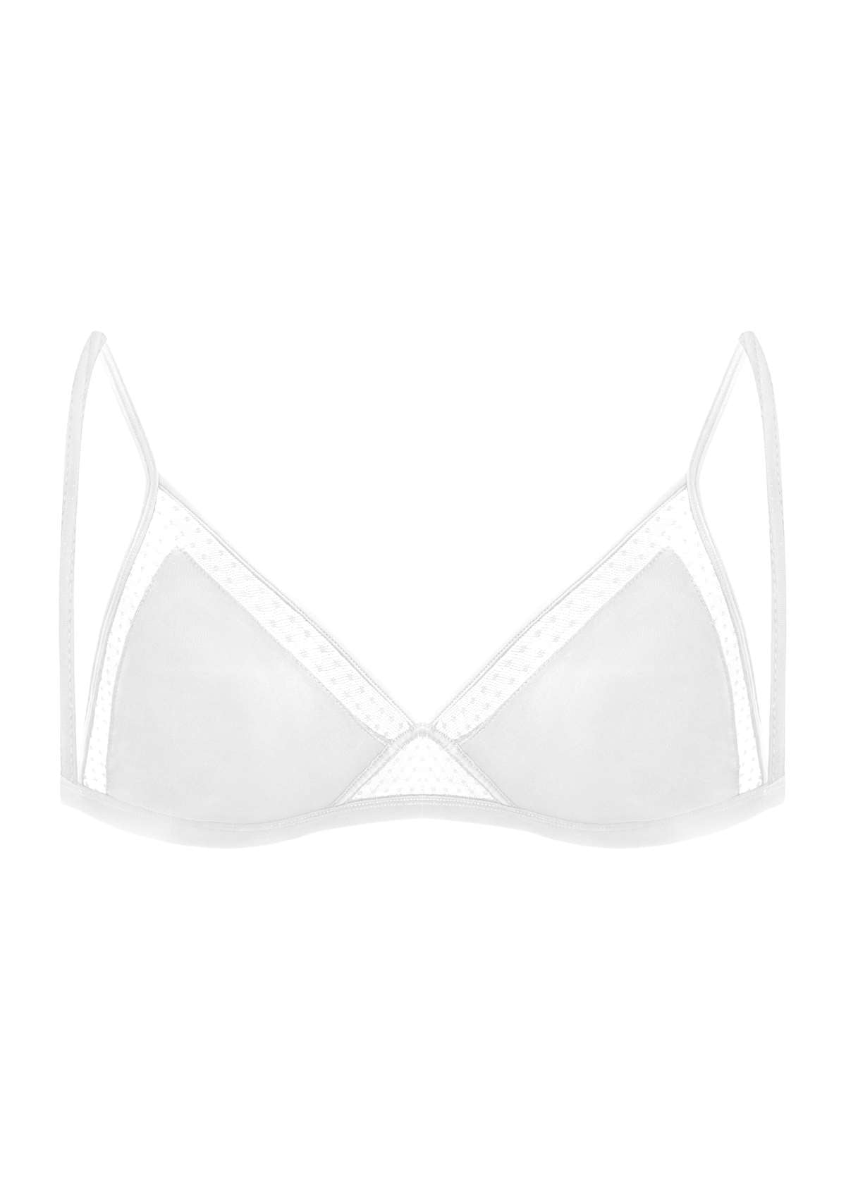 HSIA Polka Dots Triangle Wireless Bralette