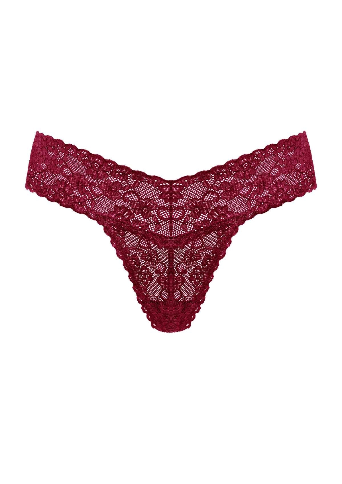 HSIA Soft Sexy Lace Cheeky Thong Underwear