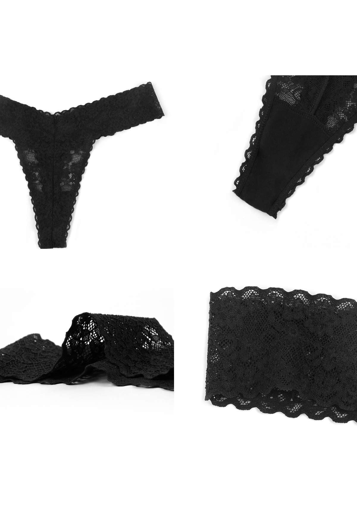 HSIA Soft Sexy Lace Cheeky Thong Underwear