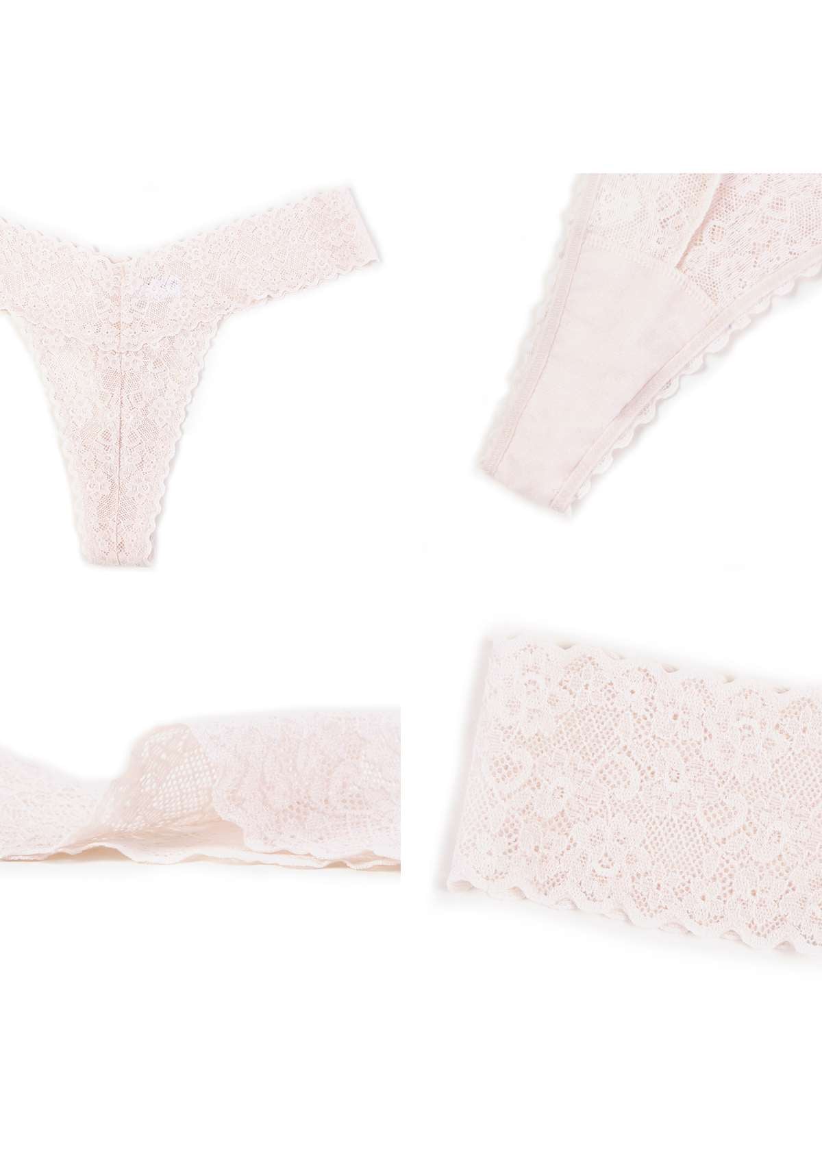 HSIA Soft Sexy Lace Cheeky Thong Underwear