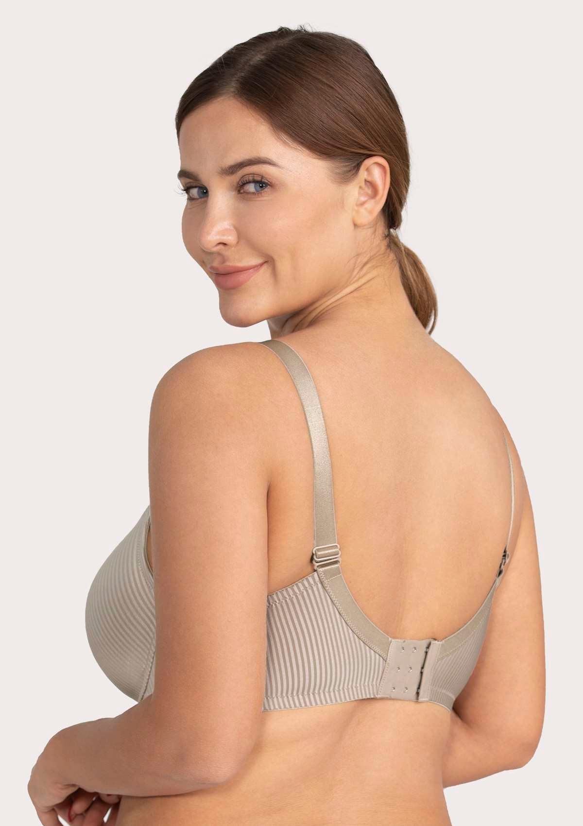 Josephine Striped Smooth Lightly Padded Bra