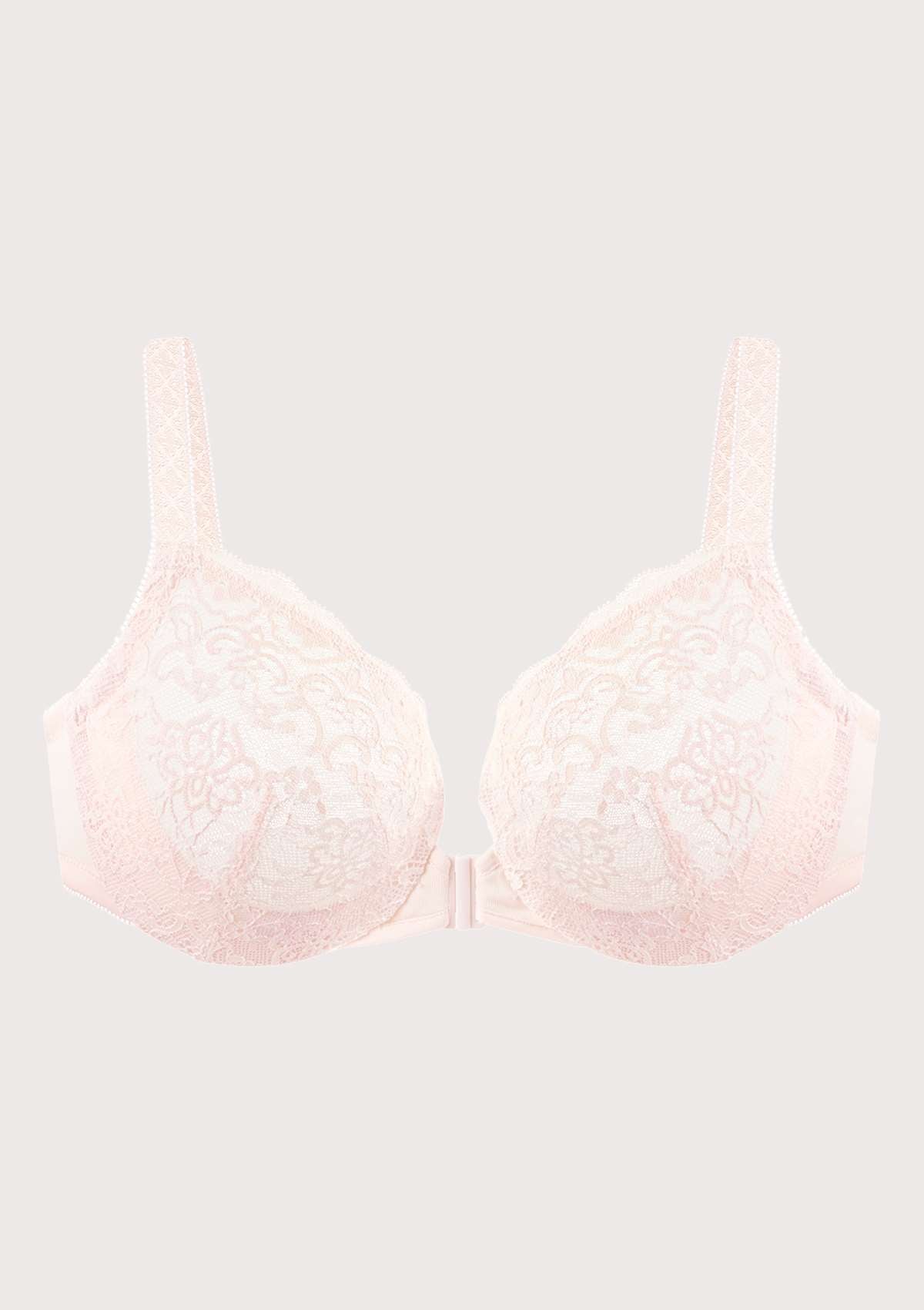 Nymphaea Front-Close Lace Unlined Underwire Bra