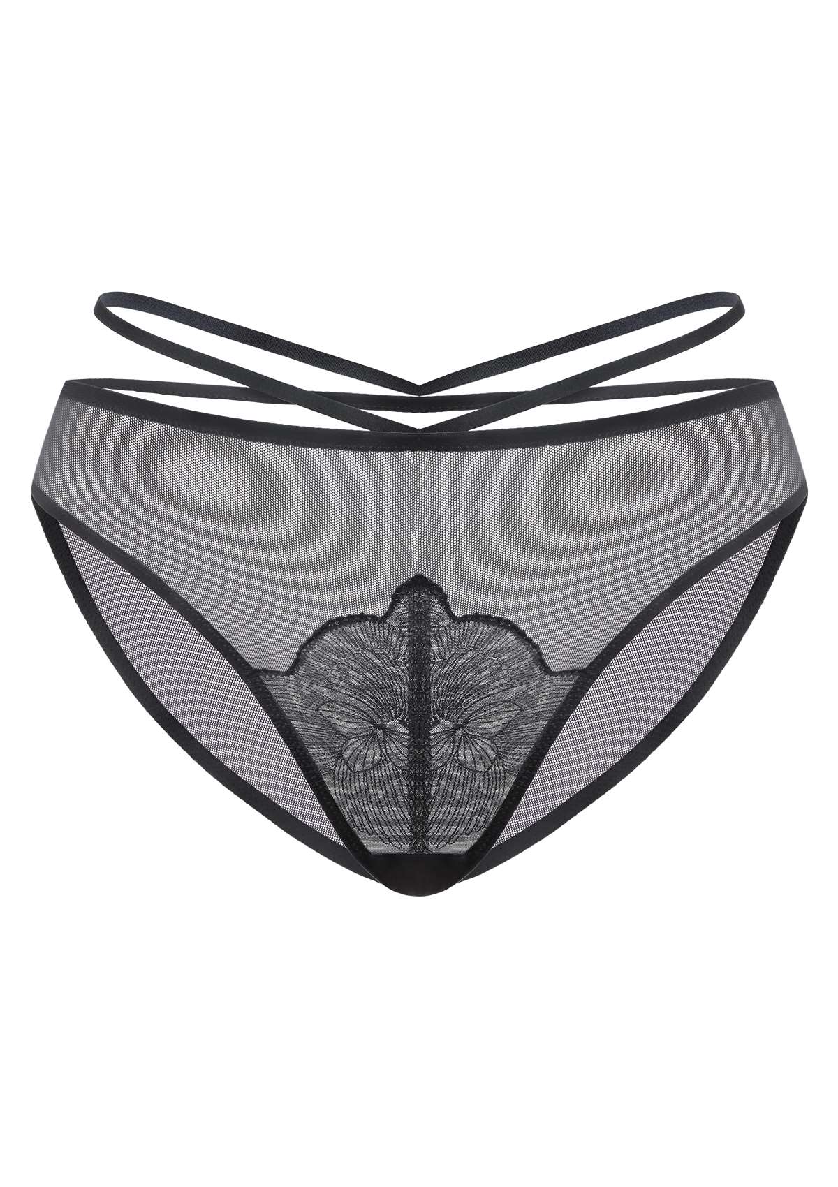 Pansy Lace Bikini Underwear