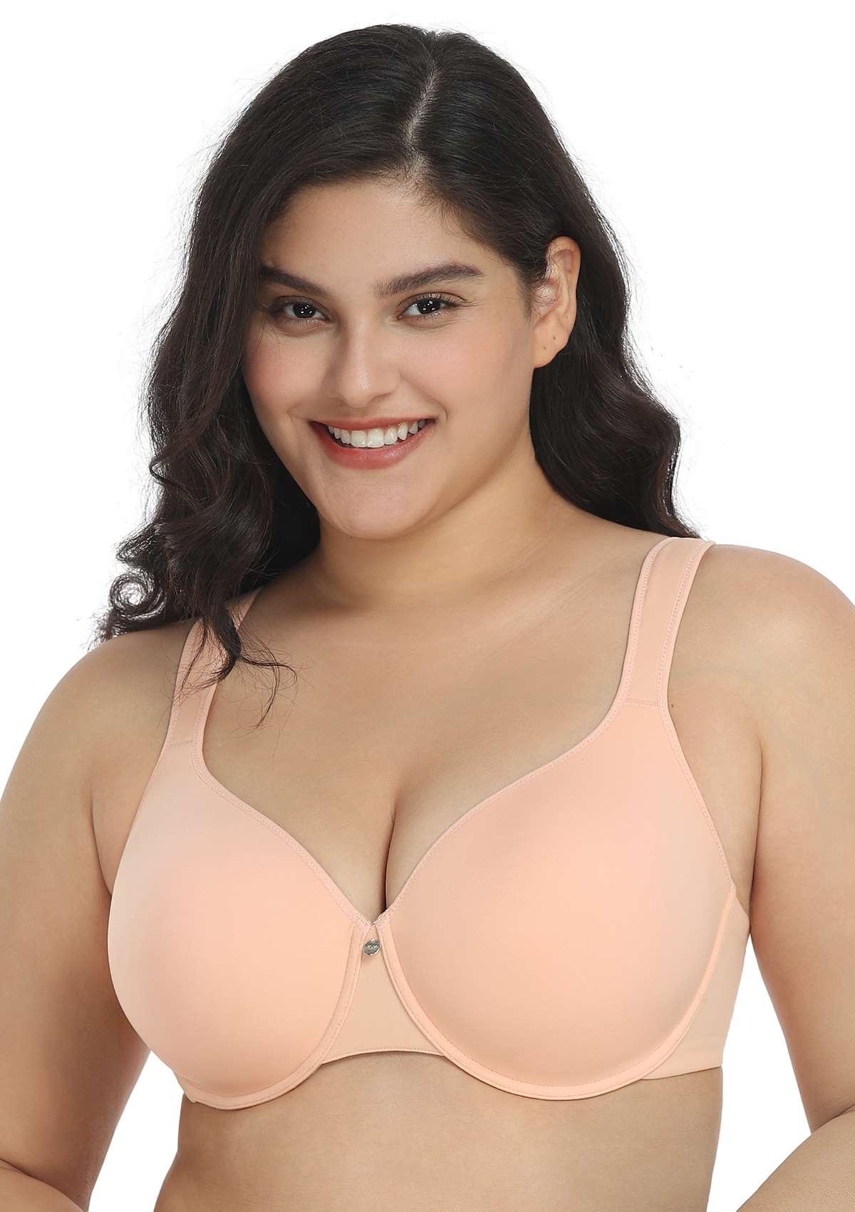 Patricia Smooth Classic Light Pink T-shirt Lightly Padded Minimizer Bra Set