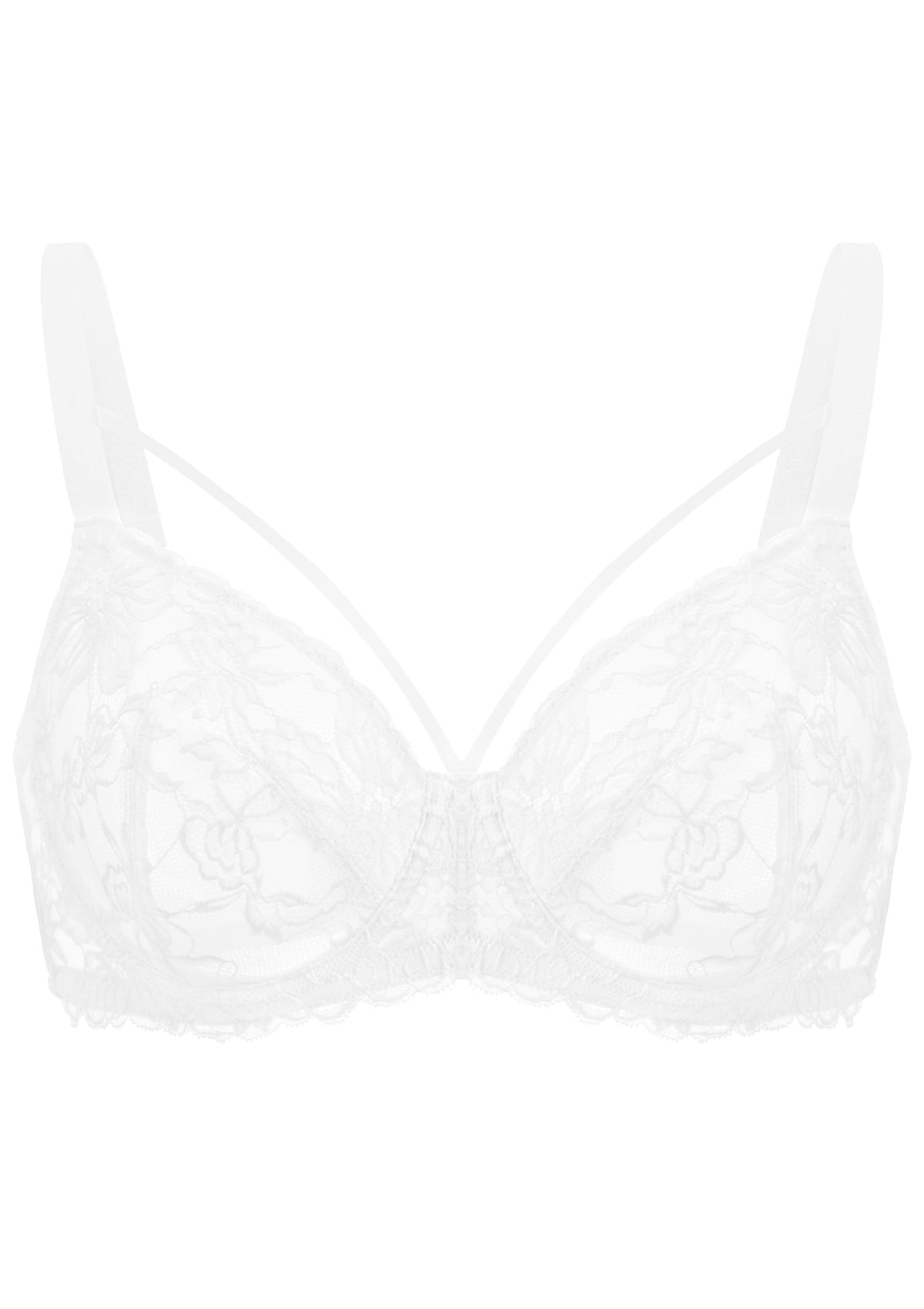 Pretty In Petals Strappy Lace Unlined Bra