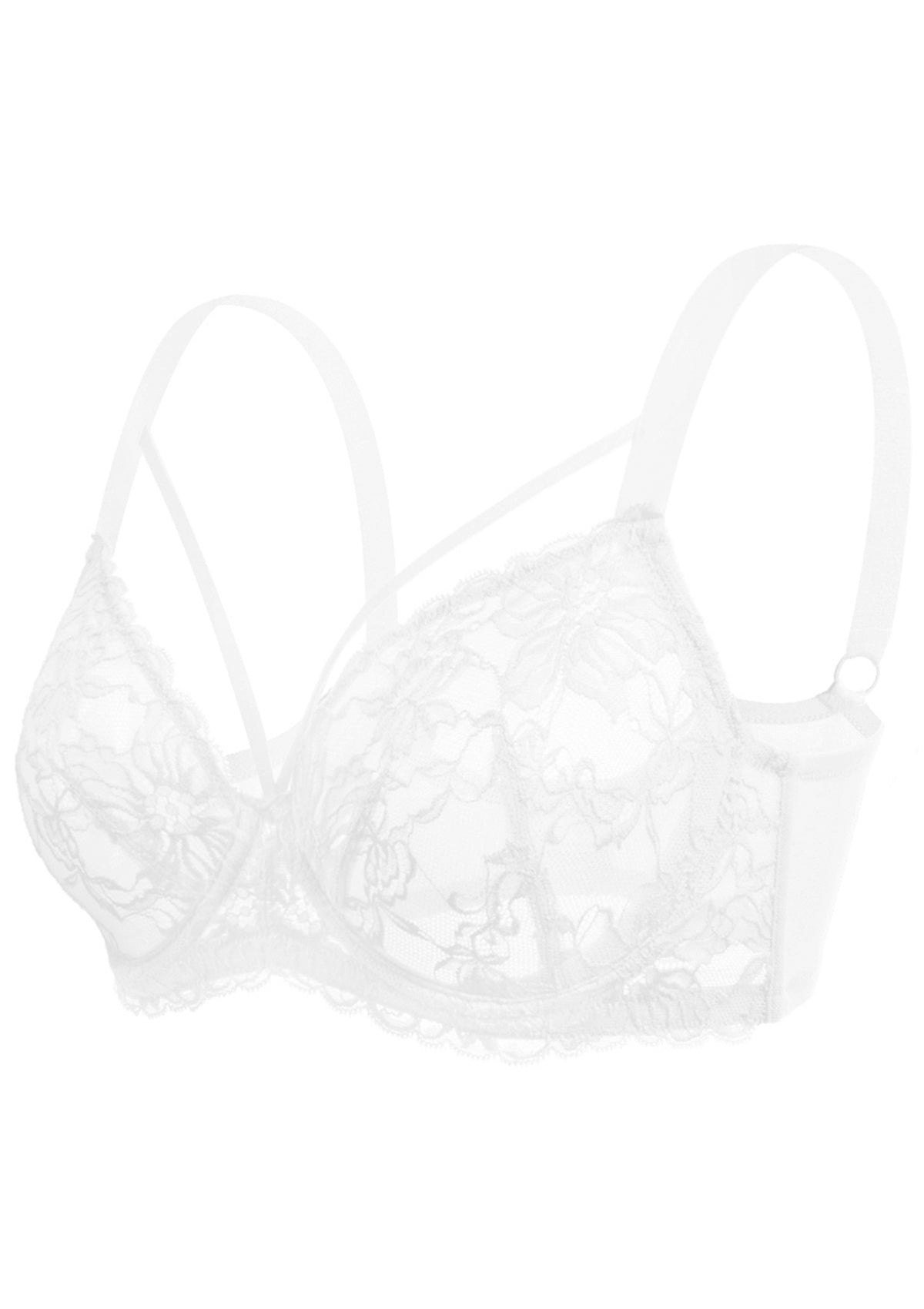 Pretty In Petals Strappy Lace Unlined Bra