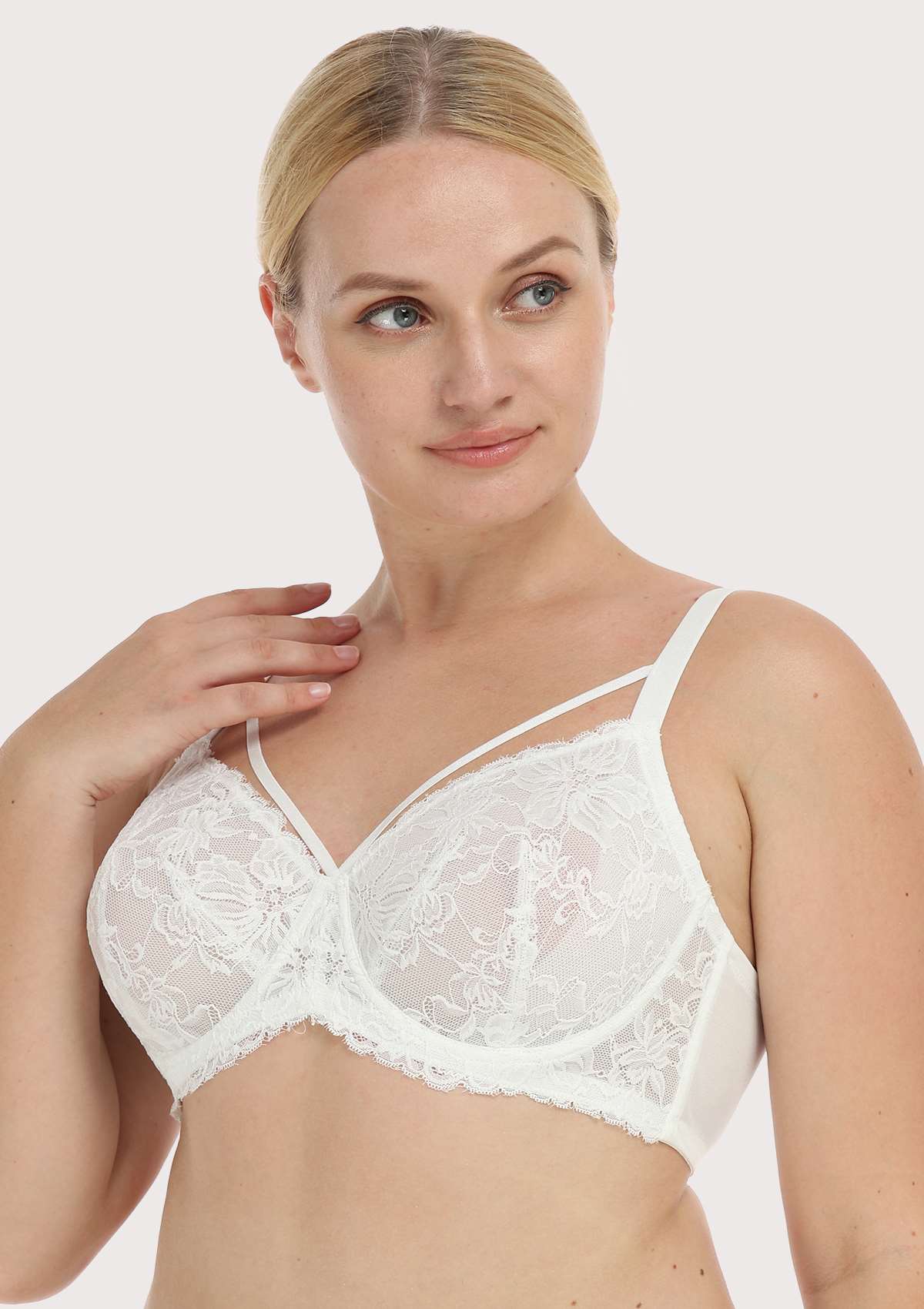 Pretty In Petals Strappy Lace Unlined Bra